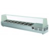 Witryna chłodnicza do pizzy 9 x GN 1/3 ASBER GV-204