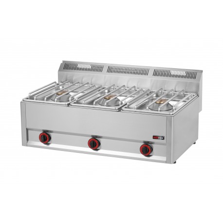 Kuchnia gazowa gastronomiczna 2 pal RED FOX 600 SP-30 GLS 