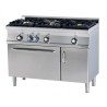 Kuchnia gazowa WOK z piekarnikiem elektrycznym CFM3-612 GEMV WOK RM GASTRO