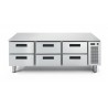 Podstawa mroźnicza blat z rantem 6 szuflad LS-703 BT/I 2C RM GASTRO