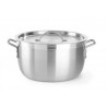 Garnek średni aluminiowy Profi Line z pokrywką 13 l śr. 320 x 180 h 610107 HENDI