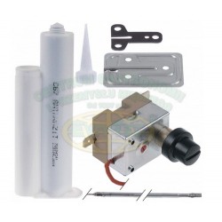 Termostat bezpieczeństwa 1-fazowy 318 °C 3x137mm dł. kapilary 1260mm 330°c safety thermostat kit