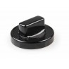 POKRĘTŁO CZARNE Ø70 MM, MOCOWANIE D 6X4,6 mm