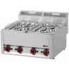 Kuchnia gazowa gastronomiczna 4 pal RED FOX SP-60 GL 600 13,2 KW