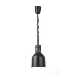 Lampa do podgrzewania potraw- wisząca, cylindryczna średnica 175x(H)250, czarna