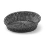 Kosz skośny okrągły, czarny, śr. 370 mm