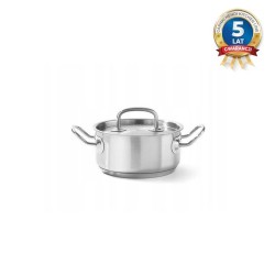 Garnek niski Kitchen Line z pokrywką 1,5 l; śr. 160 x 75 h