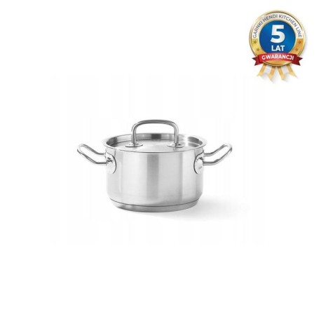 Garnek średni Kitchen Line z pokrywką 5,5 l; śr. 240 x 135 h